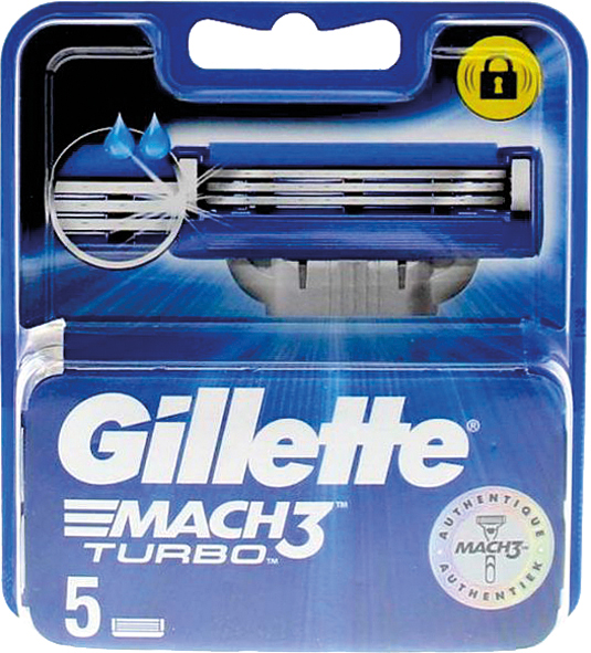 Gillette Mach3 Turbo 5pc Blades