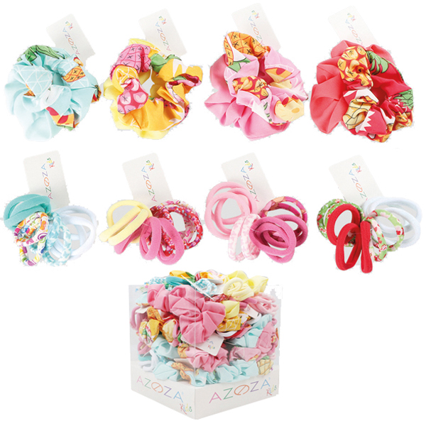 Kinder Haargummis & Scrunchies in vers. Designs