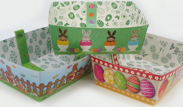 Easterbasket 16,5x15x6cm, licence motifs ass.