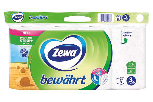 Zewa Toilet Paper 3-ply 8X150 Sheets