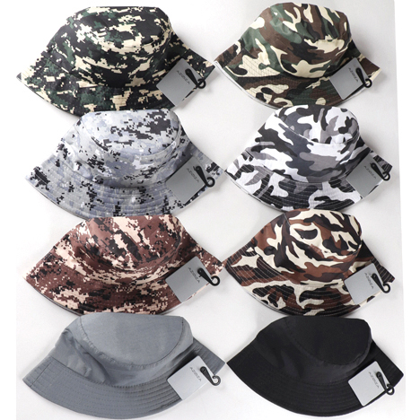 Cap Boonie Camouflage 8 designs assorted Unisex