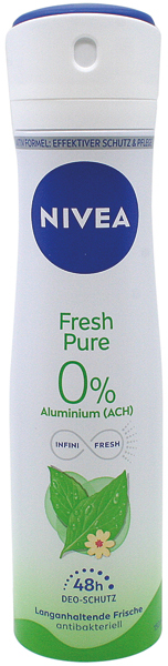 Nivea Déodorant vaporisateur 150ml Fresh Pure