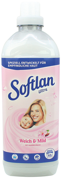 Softlan Weichspüler 1 Liter Weich & Mild