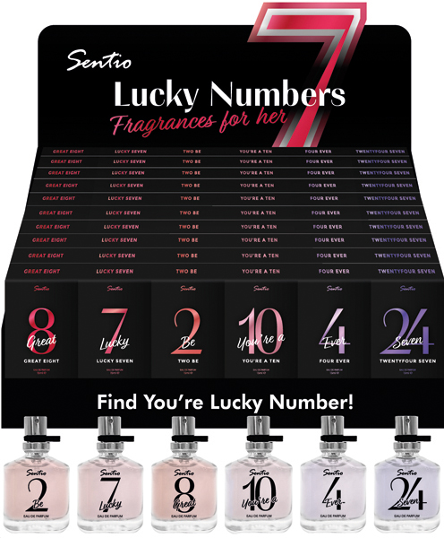 Parfum SENTIO 15ml Lucky Numbers 60St. 6as.disp.