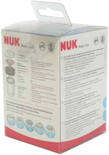 NUK Magic Cup 230ml 4 Motive sortiert 12x7,5cm