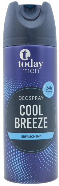 Bodyspray TODAY 200ml For Men Cool Breeze