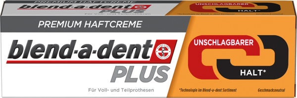 Blend-a-Dent Plus Premium dental adhesive cream