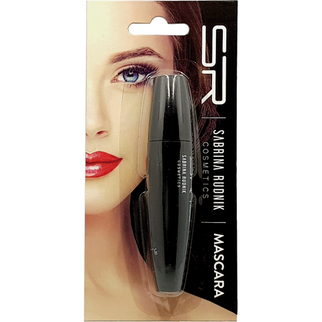 Mascara cosmétique 9ml sur carte blister