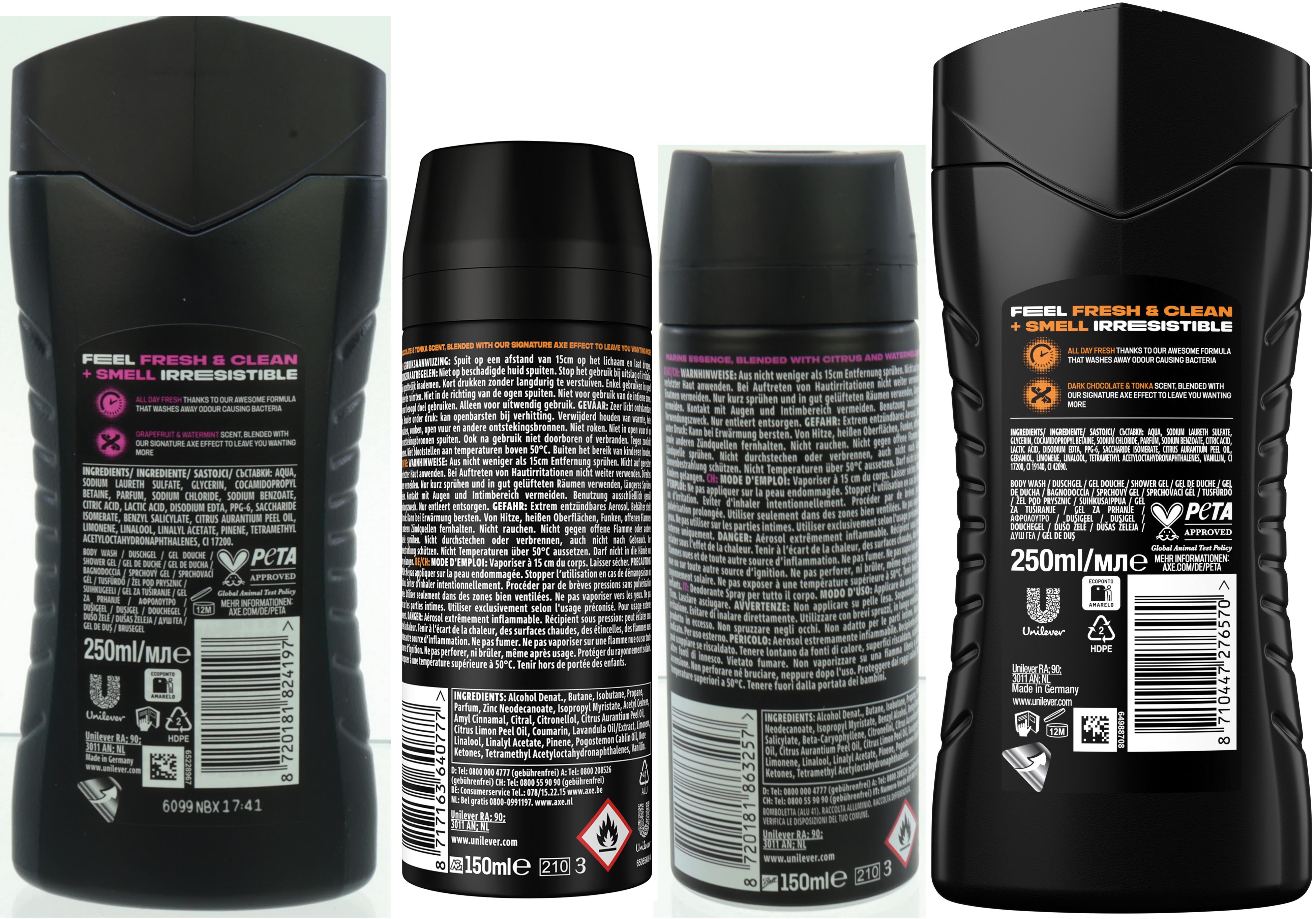 Axe Coffret mixte 67 pcs 4 éditions assorties