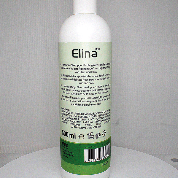 Gel Douche Elina med 500ml Aloe Vera Cheveux &