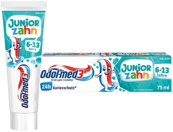 Odol Med3 Zahncreme 75ml Juniorzahn 6-13 Jahre