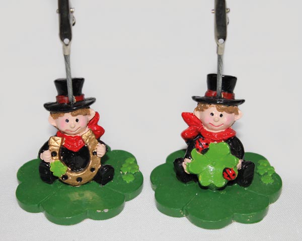 Glücksbringer auf Kleeblatt 5,5x5,2x4,9cm