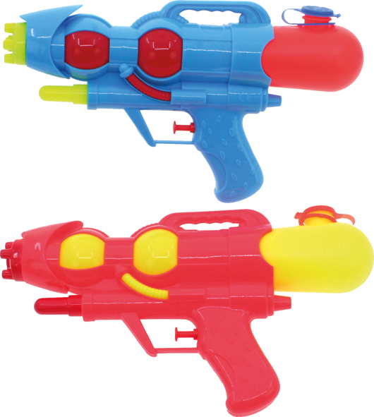 Water Pistol 28cm 2 colors ass. with 160ml tank