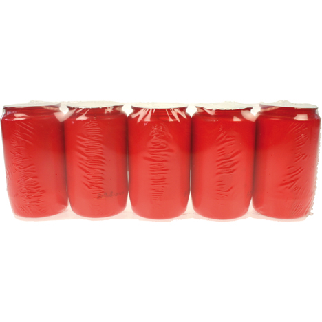 Memorial Oil Light burns 3 days, red 5pcs