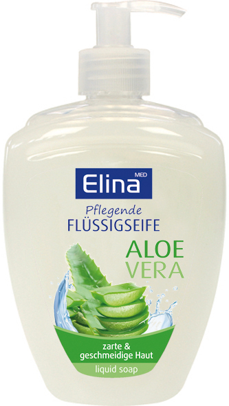 Elina Aloe Vera Seife flüssig 500ml mit Spender