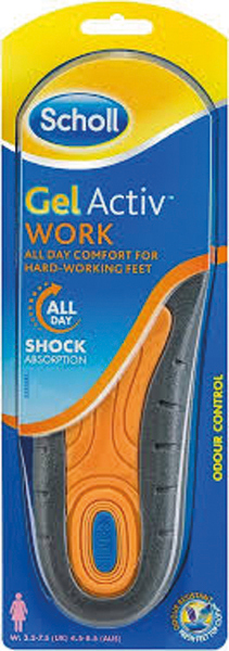 Scholl inlay sole GelActiv Work size S