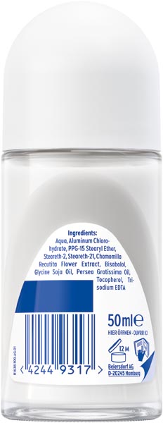 Nivea Deoroller 50ml Pure & Sensitive