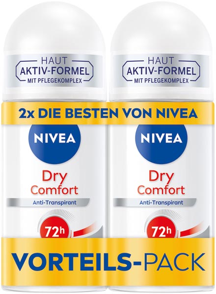 Nivea Deoroller 2x50ml Dry Comfort