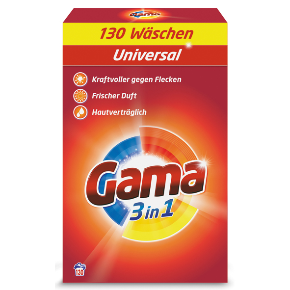 Gama Universalwaschmittel 130WL 7,8kg Packung