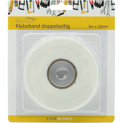 Adhesivetape doubleside extra long 5m x2mm