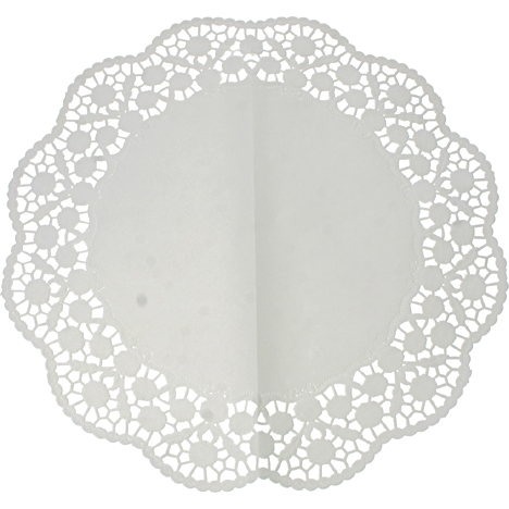 Cake Doilies 12pcs Round White Diameter 36cm