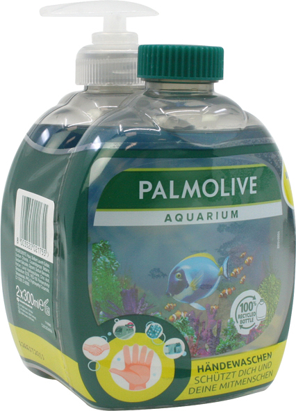 Palmolive Savon liquide 2x300ml aquarium