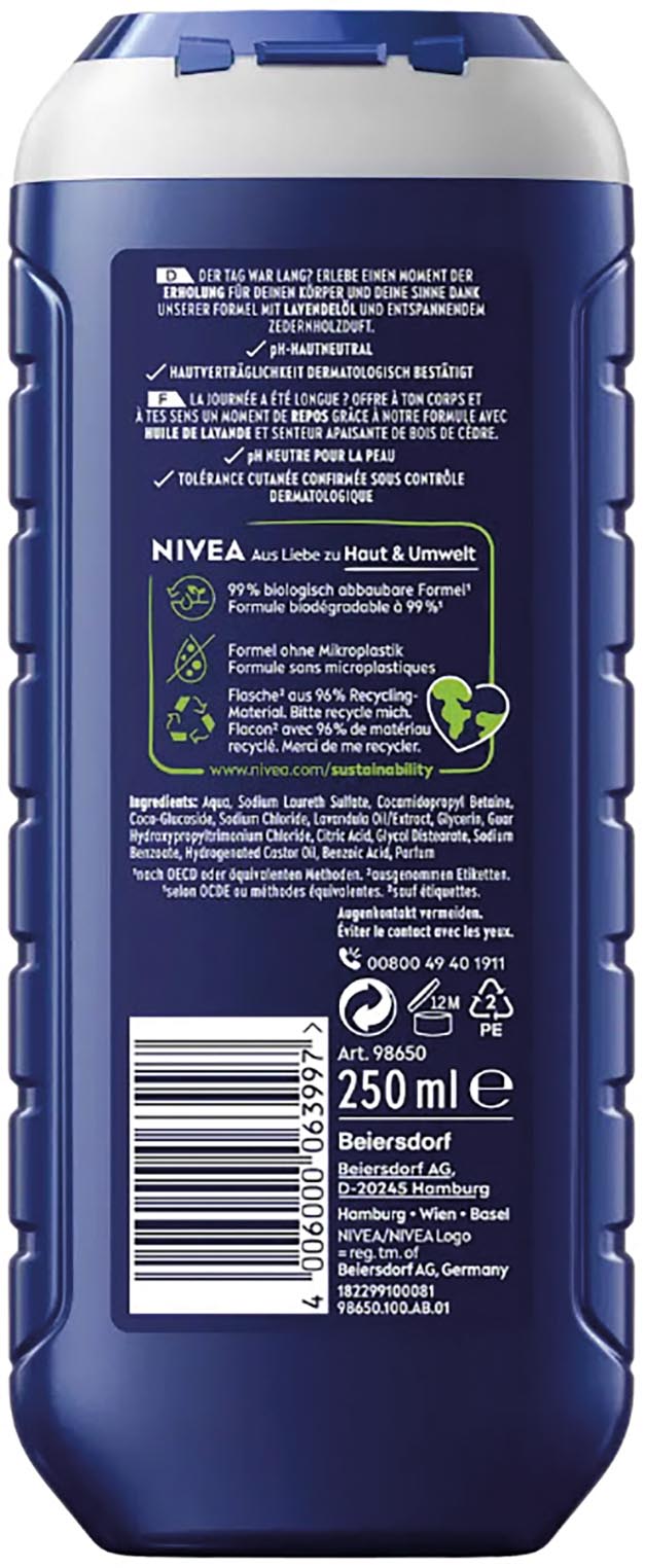 Nivea Men Shampooing&Douche 3en1 Total Relax
