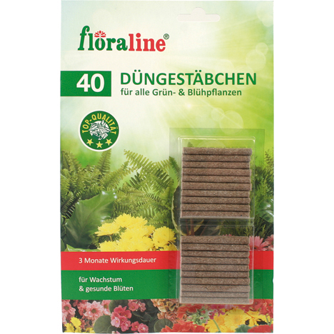 Blumendünger Stäbchen 40er Wirkungsdauer 3 Mon.