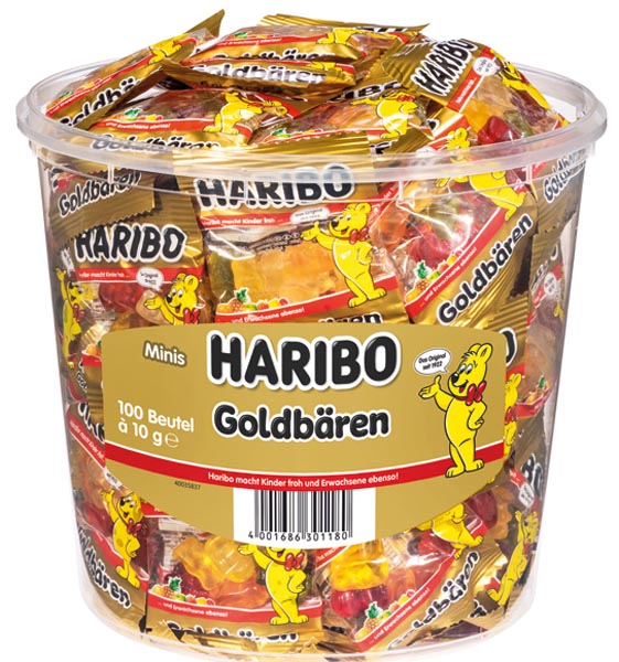 Food Haribo Goldbären 100 Minibeutel