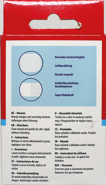 Pansement pansement sensible hypoallergénique 10