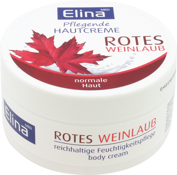 Crème Elina 150ml de crème de feuilles de vigne r