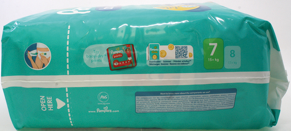 Pampers Baby Dry Size 7 (15+kg) 20's