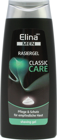 Gel à raser Elina 200ml en flacon (sans aérosol)