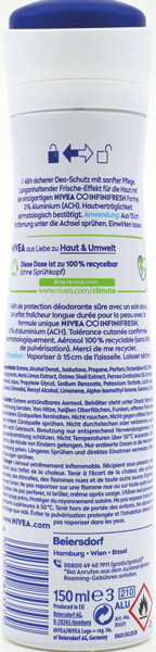 Nivea Déodorant fraîche et naturelle 150ml