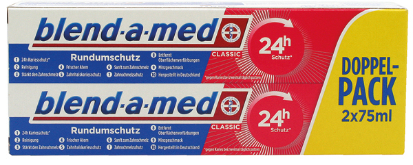 Blend-a-med dentifrice classic 2X75ML