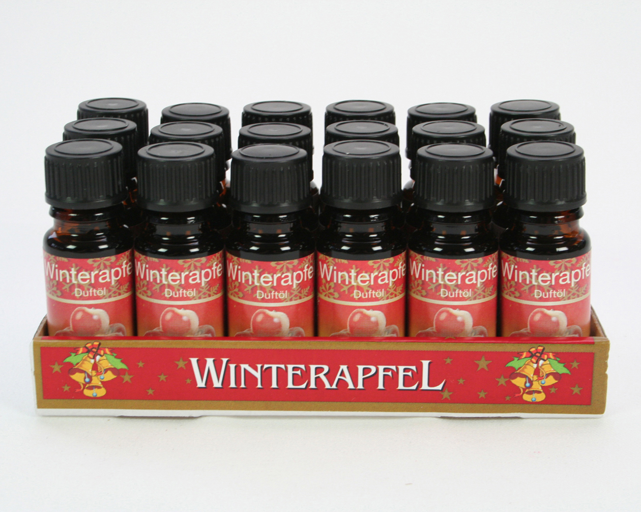 Fragrance oil 10ml Winter apple in glass bottle