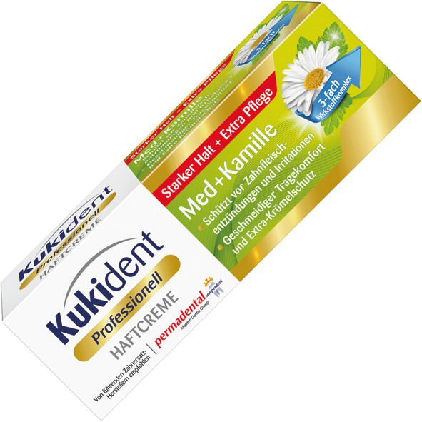 Kukident Super Haftcreme Extra Stark 40g Kamille