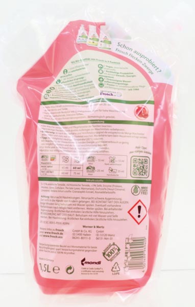 Frosch Liquid Detergent 25sc's Pomegranate
