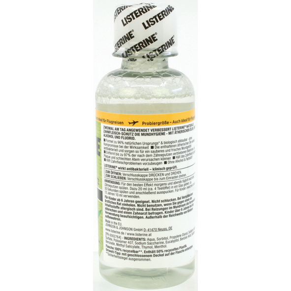 Zahn Mundspülung Listerine 95ml Naturals