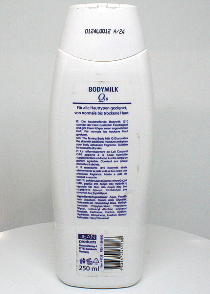 Lait pour le corps Elina 250ml Q10