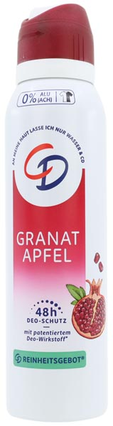 Déodorant CD spray 150ml grenade biologique sans