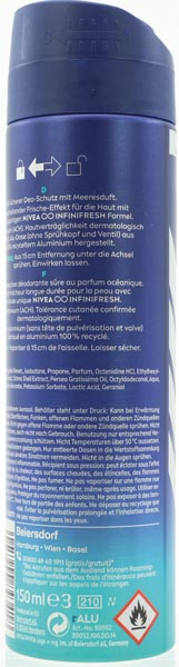 Nivea Deospray 150ml Fresh Ocean