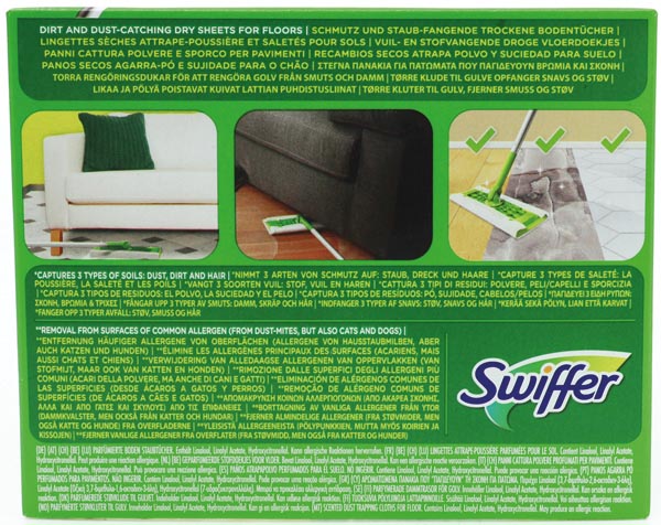 Swiffer dry wipes refill 72's