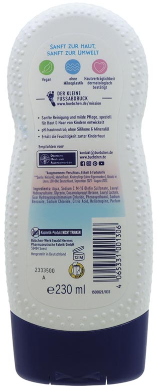 Bübchen Shampoo&Duschgel 230ml Sanfte Lieblinge
