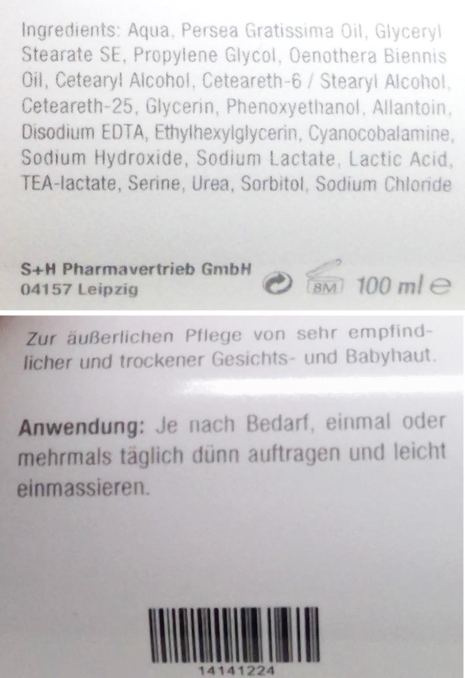 Avocado.B12 Die rosa Gesichtscreme 100ml für die sehr empfindliche Haut