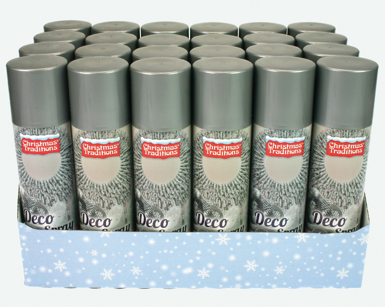 Deco silver spray 150ml, in display