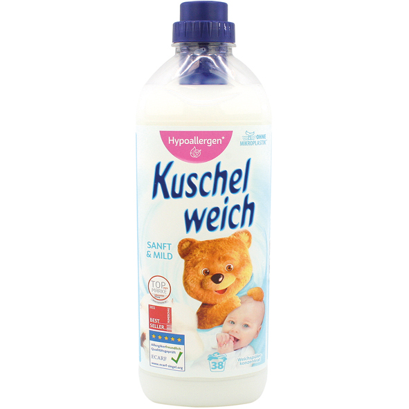 Kuschelweich Weichspüler 1Liter Sanft & Mild 38WL