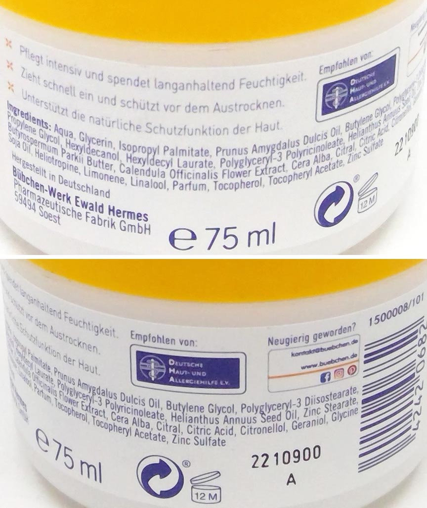 Bübchen calendula facecare cream 75ml