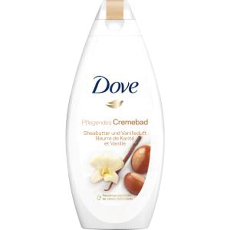 Dove Bad 750ml Pure Verwöhnung Sheabutter und