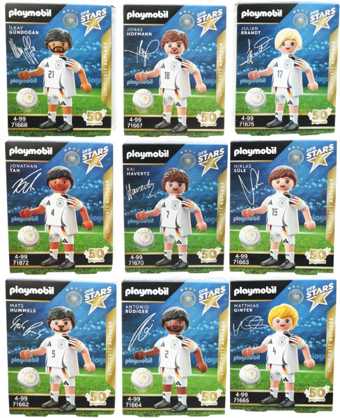 Figurines de joueurs DFB Stars, lot de 10 ass
